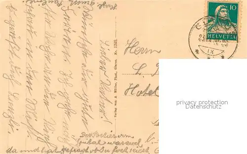 AK / Ansichtskarte Glarus_GL St Michaeliskapelle Glarus_GL