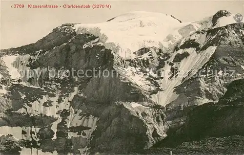 AK / Ansichtskarte Klausenstrasse mit Claridenstock Klausenstrasse