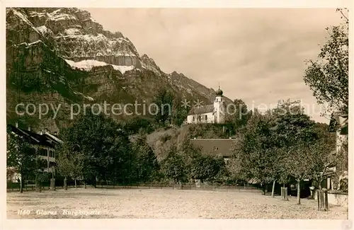AK / Ansichtskarte Glarus_GL Burgkapelle Glarus_GL