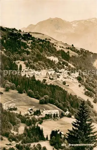 AK / Ansichtskarte Braunwald_GL Braunwaldterrasse  Braunwald GL