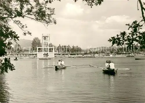 AK / Ansichtskarte Grossschoenau_Sachsen Waldstrandbad Grossschoenau Sachsen