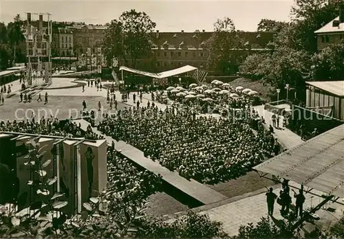 AK / Ansichtskarte Liberec_Reichenberg Versammlung 