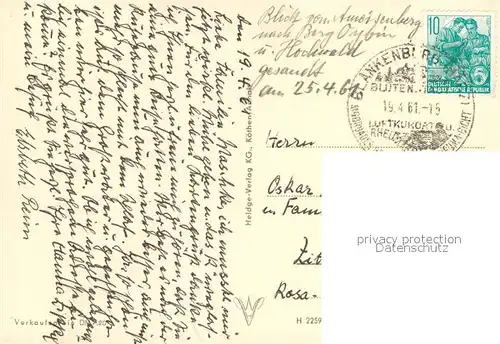 AK / Ansichtskarte Blankenburg_Harz Gaststaette Grossvater Partie auf d. Terrasse Blankenburg_Harz