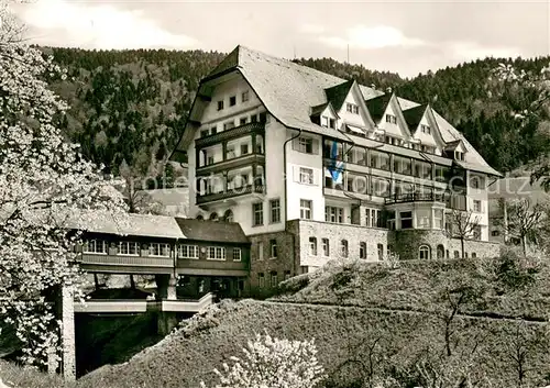 AK / Ansichtskarte Freiburg_Breisgau Sanatorium Glotterbad Aussenansicht Freiburg Breisgau