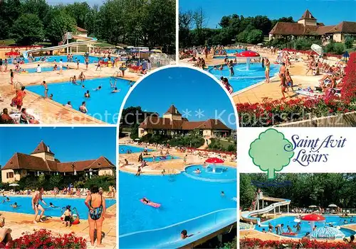 AK / Ansichtskarte Saint Avit de Vialard Complexe Hotelier Saint Avit Loisirs Schwimmbad Saint Avit de Vialard