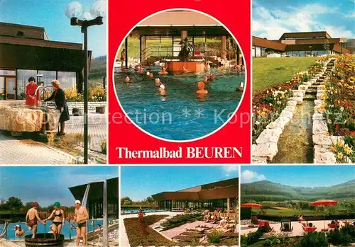 AK / Ansichtskarte Beuren_Nuertingen Thermalbad Cafeteria  Beuren Nuertingen