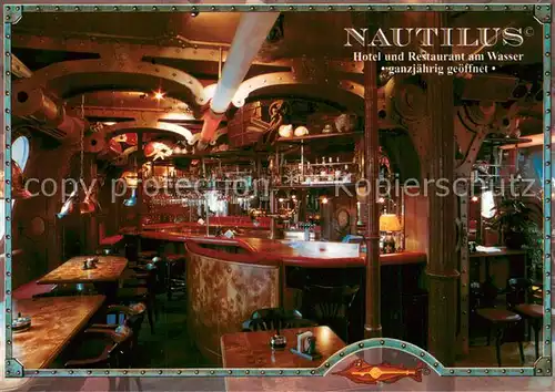 AK / Ansichtskarte Neukamp Nautilus Hotel Restaurant Innenanischt Neukamp
