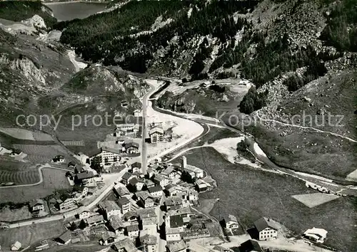 AK / Ansichtskarte Bivio Julier Route Fliegeraufnahme Bivio
