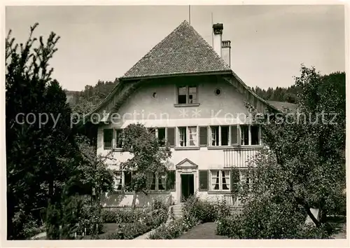 AK / Ansichtskarte Luetzelflueh Goldbach_BE Pfarrhaus Wohnung von Jeremias Gotthelf 
