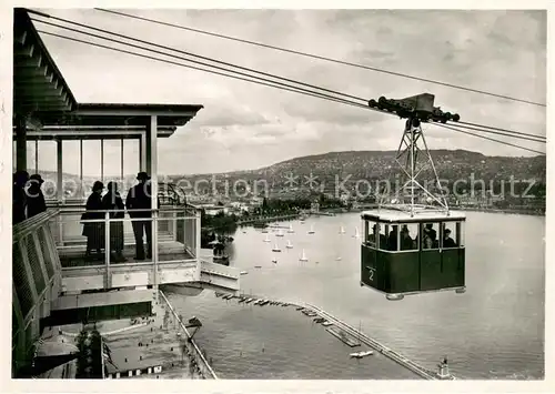 AK / Ansichtskarte Zuerich_ZH Schweizerische Landesausstellung 1939 Schwebebahn Zuerich_ZH