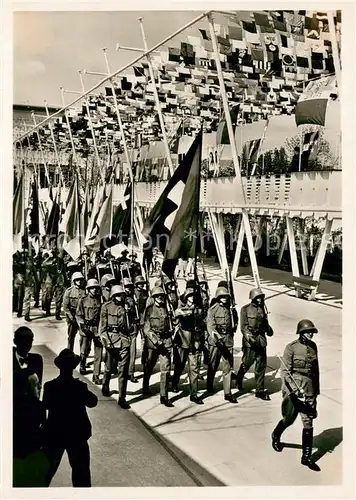 AK / Ansichtskarte Zuerich_ZH Schweizerische Landesausstellung 1939 Einzug in die LA Zuerich_ZH