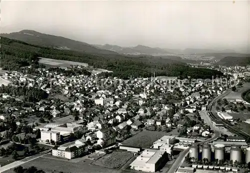 AK / Ansichtskarte Wangen_Aare_BE Fliegeraufnahme 