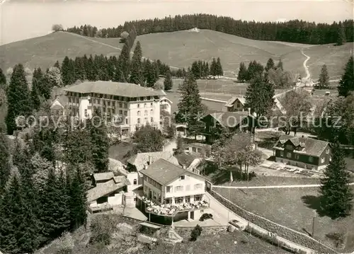 AK / Ansichtskarte Zugerberg_Zug Hotel Bahnhof Restaurant Fliegeraufnahme Zugerberg Zug