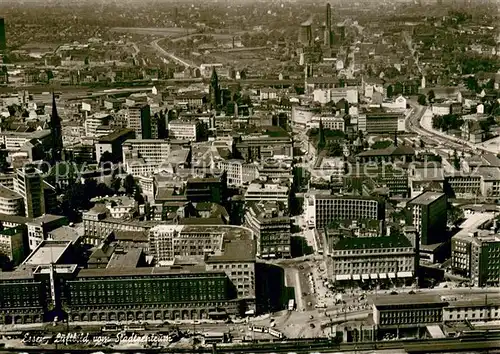 AK / Ansichtskarte Essen__Ruhr Stadtzentrum Fliegeraufnahme 