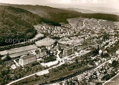 AK / Ansichtskarte Marburg_Lahn Fliegeraufnahme mit Diakonissen Mutterhaus Hebron Marburg_Lahn
