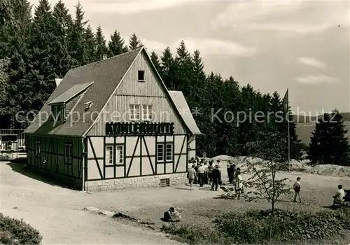 AK / Ansichtskarte Sosa_Erzgebirge Gaststaette Koehlerhuette Aussenansicht Sosa Erzgebirge