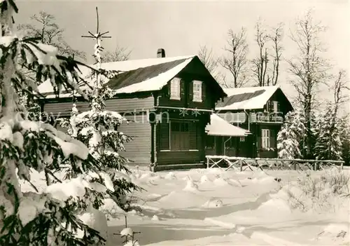 AK / Ansichtskarte Brotterode Waldschenke Dreiherrnstein im Winter Schnee Brotterode