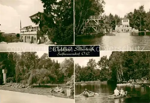 AK / Ansichtskarte Seifhennersdorf Waldbad Silberteich Teilansichten Seifhennersdorf