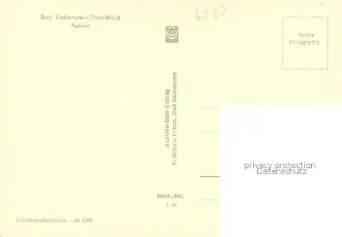AK / Ansichtskarte Bad_Liebenstein Postamt  Bad_Liebenstein