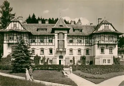 AK / Ansichtskarte Lazne_Luhacovice Leos Janacek Haus Aussenansicht Lazne Luhacovice