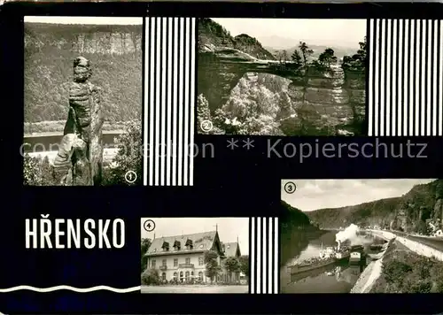 AK / Ansichtskarte Hrensko_CZ Skalni vez Jeptiska 