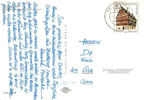 AK / Ansichtskarte Feldberger_Seenlandschaft FDGB Erholungsheim Freundschaft Feldberger_Seenlandschaft