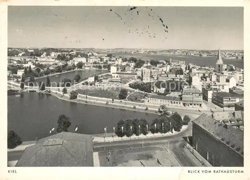AK / Ansichtskarte Kiel Blick vom Rathausturm Kiel