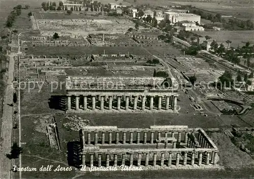 AK / Ansichtskarte Paestum_Pestum Fliegeraufnahme Santuario Urbano Paestum_Pestum