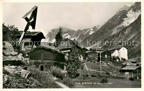 AK / Ansichtskarte Eisten im Loetschental mit Schienhorn  Eisten