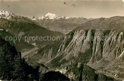 AK / Ansichtskarte Blatten__VS mit Mischabel Matterhorn und Weisshorn 