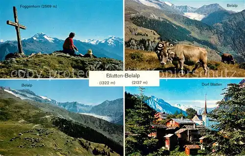 AK / Ansichtskarte Blatten__VS Foggenhorn Belalp Dorf Blatten 