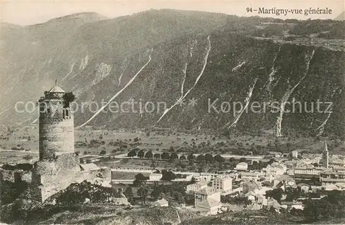 AK / Ansichtskarte Martigny__Martinaco_VS Vue generale 