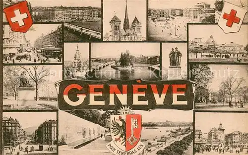 AK / Ansichtskarte Geneve_GE Vue partielle Geneve_GE