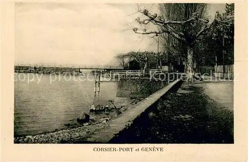 AK / Ansichtskarte Geneve_GE Corsier Port Geneve_GE