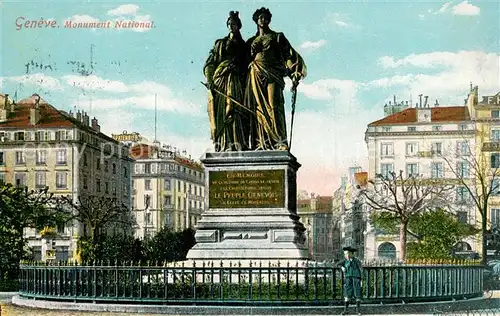 AK / Ansichtskarte Geneve_GE Monument National Geneve_GE