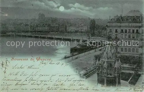 AK / Ansichtskarte Geneve_GE Maison Loeb freres Geneve_GE