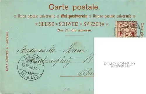 AK / Ansichtskarte Geneve_GE Maison Loeb freres Geneve_GE