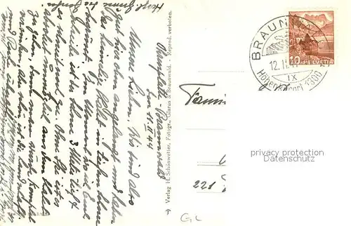 AK / Ansichtskarte Braunwald_GL Toedikette im Winter Braunwald GL