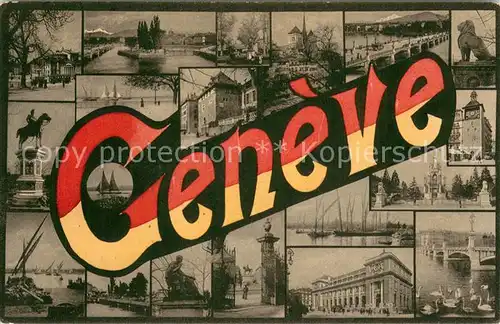 AK / Ansichtskarte Geneve_GE Vue partielle Geneve_GE