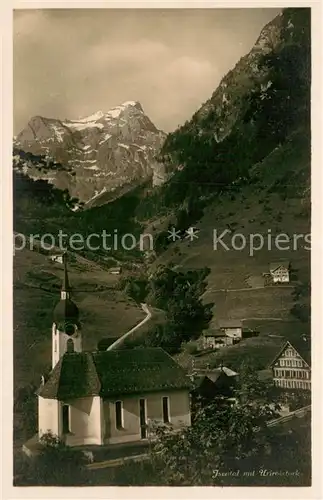 AK / Ansichtskarte Isental Kapelle mit Urirotstock Isental