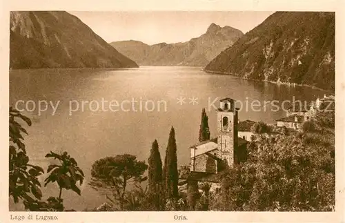 AK / Ansichtskarte Oria_Lago_di_Lugano_TI Panorama 