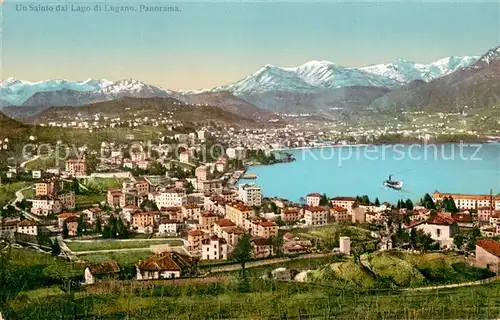 AK / Ansichtskarte Lago_di_Lugano Panorama Lago_di_Lugano