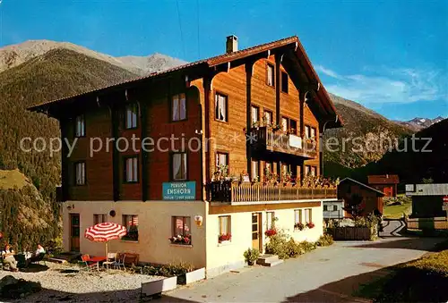 AK / Ansichtskarte Oberems_Leuk Pension Emshorn Alpen Oberems_Leuk