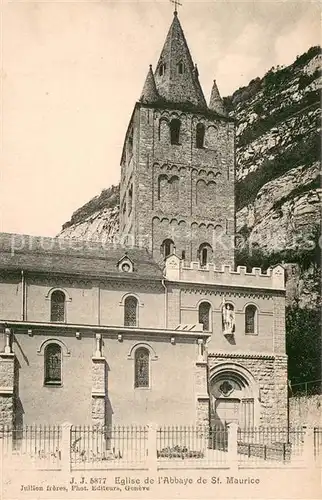 AK / Ansichtskarte Saint_Maurice_VS Eglise de l Abbaye Klosterkirche Saint_Maurice_VS