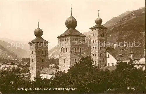 AK / Ansichtskarte Brigue_Brig_VS Chateau Stockalper 