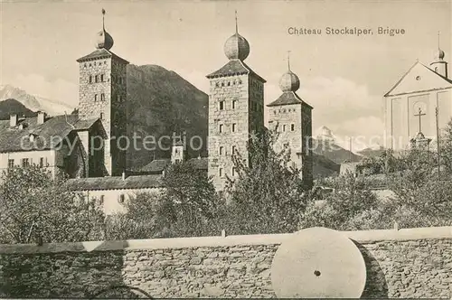 AK / Ansichtskarte Brigue_Brig_VS Chateau Stockalper 