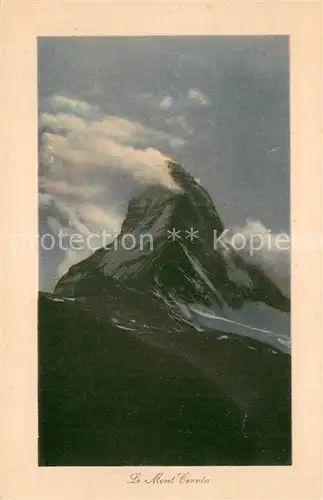 AK / Ansichtskarte Zermatt_VS Le Mont Cervin Zermatt_VS