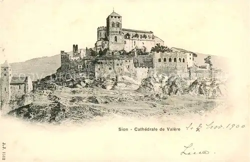 AK / Ansichtskarte Sion__Sitten_Seduno_VS Cathedrale de Valere 