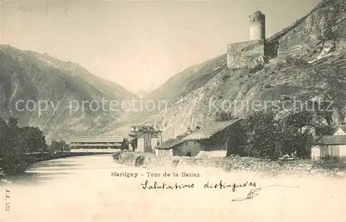 AK / Ansichtskarte Martigny__Martinaco_VS Tour de la Batiaz 