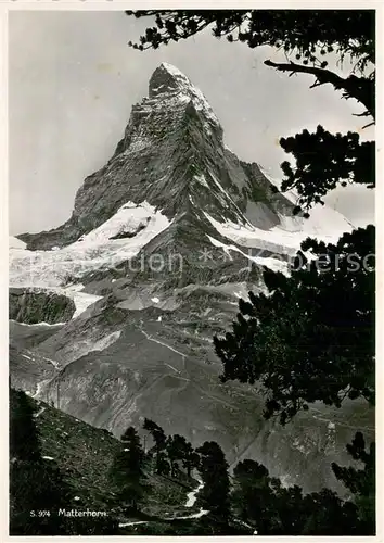 AK / Ansichtskarte Matterhorn_Mont_Cervin_4478m_VS Panorama 